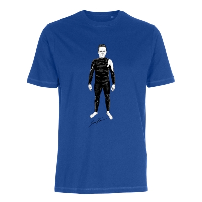 Blå t-shirt